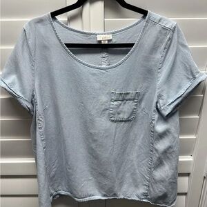 j jill denim shirt size large